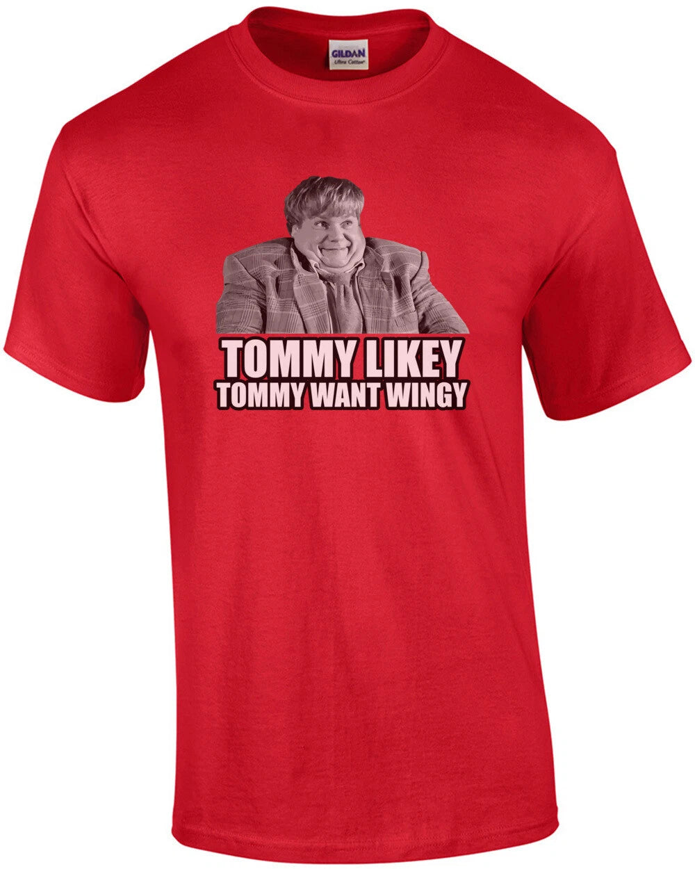 Tommy Likey - Tommy Want Wingy - Tommy Boy T-shirt - Chris Farley T-shirt - 9...