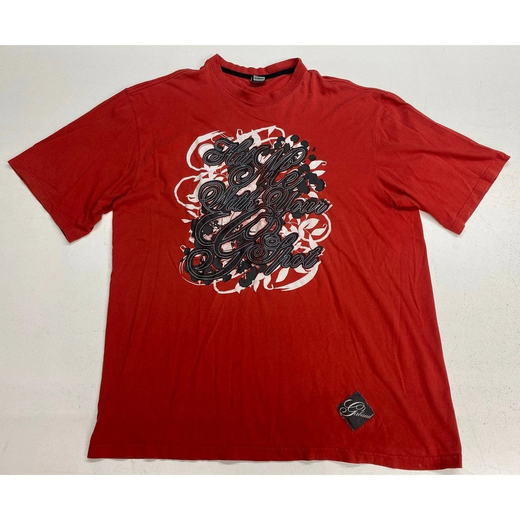VTG Y2K Men Marithe Francois Girbaud MFG spell-out graphic cotton t-shirt, 2XL