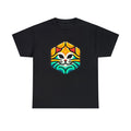 Unisex Adult T Shirt "Mosaic Whisker Bliss" Vibrant Cat Pop Art Pet Lover Gift