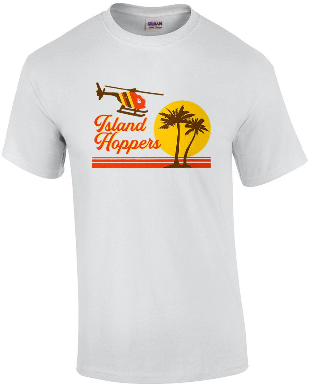 Island Hoppers - Magnum Pi 80's T-shirt