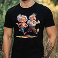 Mens Funny Print Cotton T Shirt Size XS to 5XL
