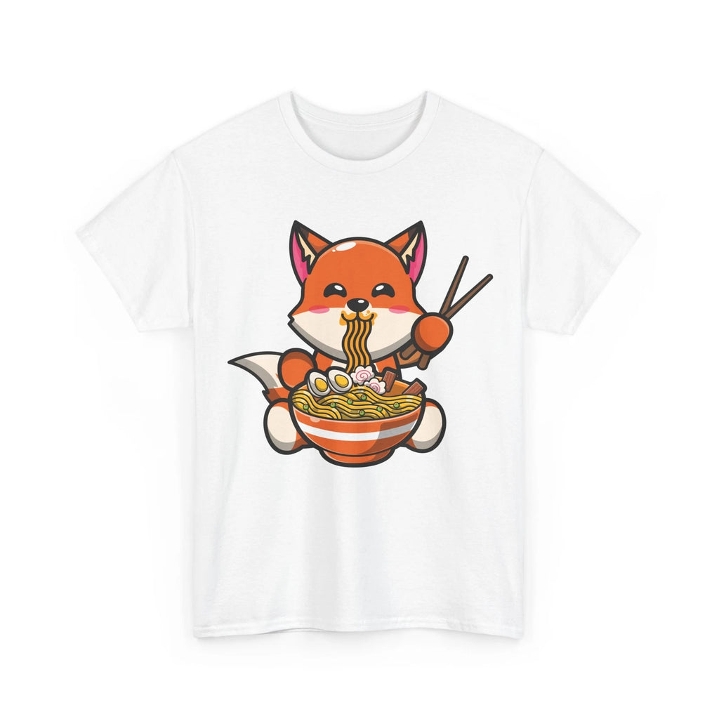 Fox Kawaii Shirt, Fox Eating Ramen Shirt, Foxe Japanese Culture Lovers Shirt