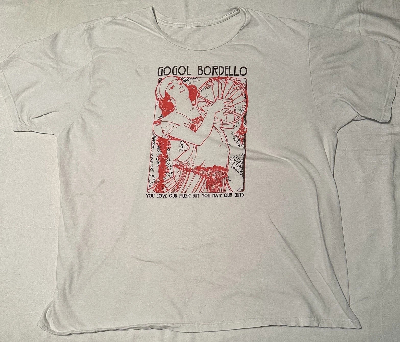 Gogol Bordello Band Shirt You Love Our Music But Hate Our Guts Vintage Punk