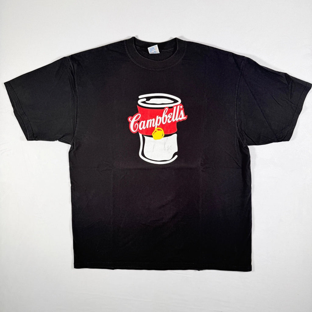 VTG 90s Campbell’s Soup Can Graphic T-Shirt Pop Art Jerzees Made in USA XL