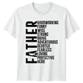Hardworking Funny Wise Father Mens T-Shirt Dad Quote Gift