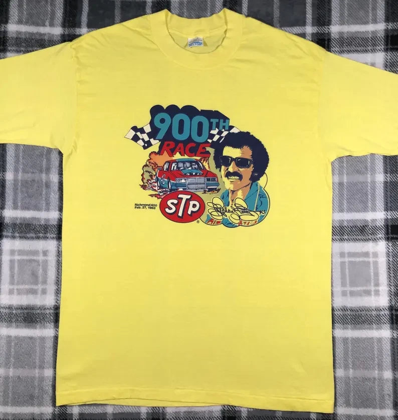Richard Petty - Vintage 80s - 900th Race Richmond 400 1983 - NASCAR Racing Shirt