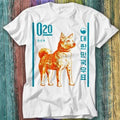 1962 Korea Jindo Laika Dog Postage Stamp T Shirt Top Tee 541