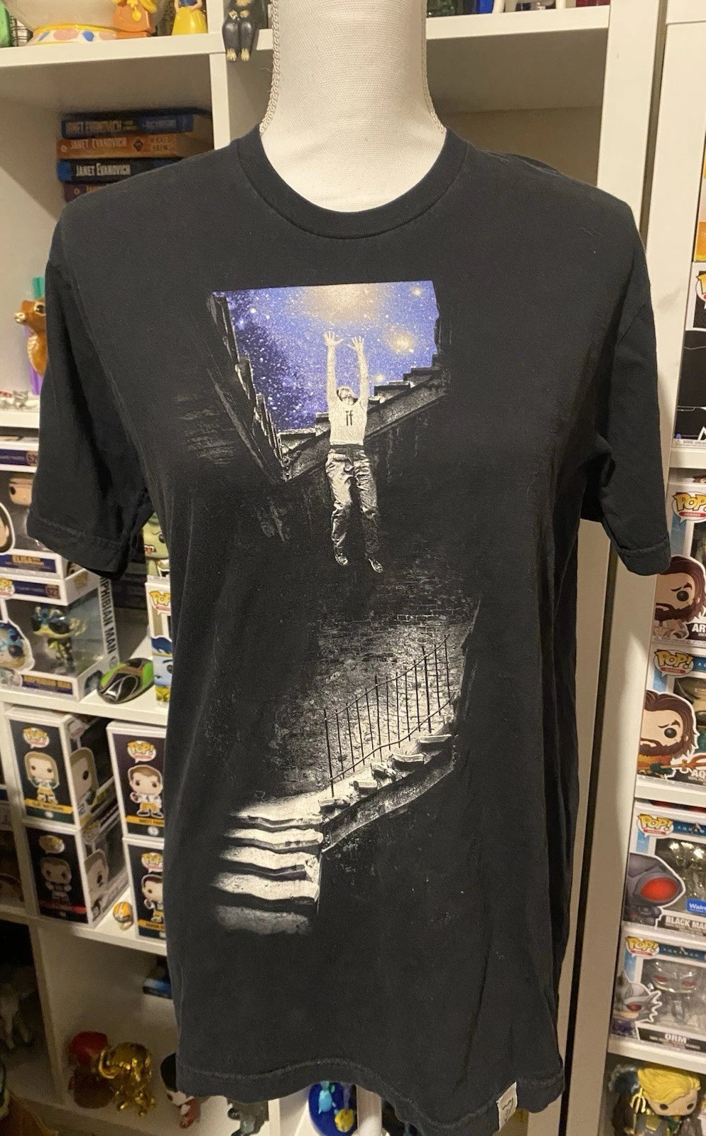The Imaginary Foundation T-Shirt Black Mens Medium Art Collective Pop Culture