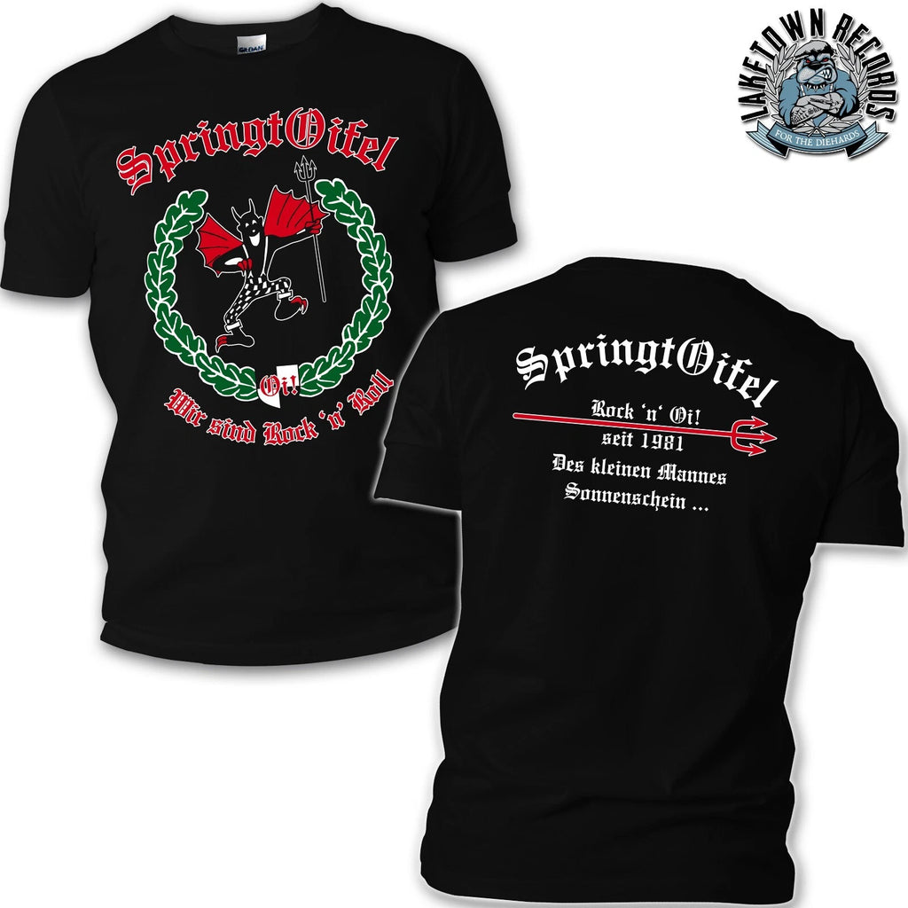 JUMPING TOIFEL - LOGO (T-Shirt) S-3XL Cult Skinhead Oi! Punk 4 Promille Loikaemie