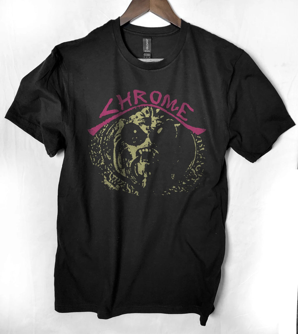 Chrome  t shirt  post punk  San Francisco alien soundtracks