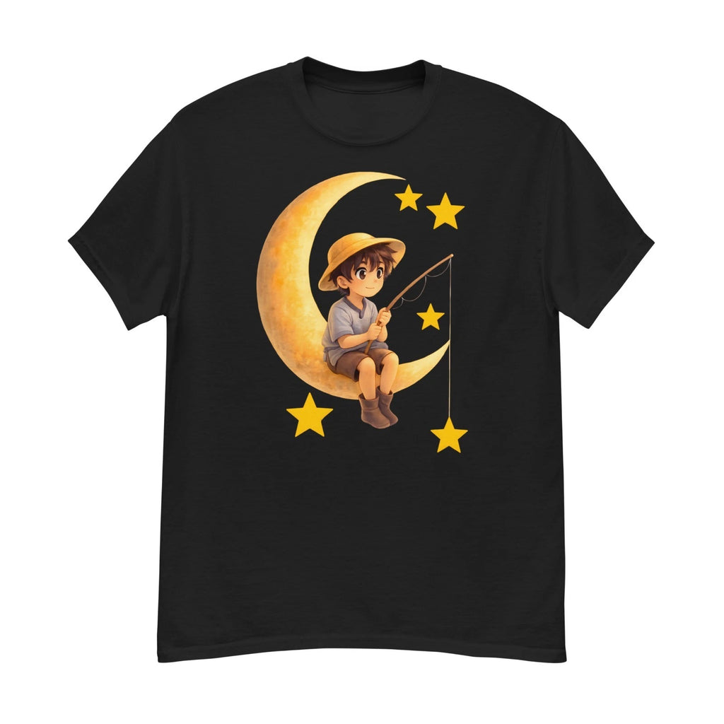 Fishing for Stars Anime T-Shirt Men's S-3XL
