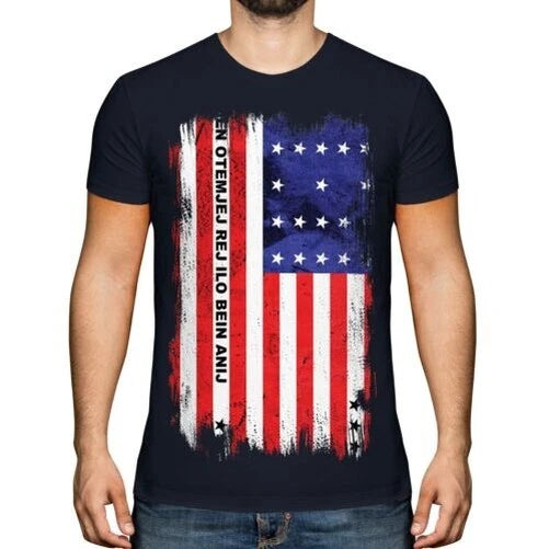 Grunge Atoll Bikini Flag T-Shirt T-Shirt Top Football Gift Clothes