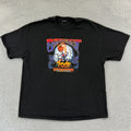 Vintage Biketoberfest Shirt Mens 2XL Black Motorcycle Biker Skull Flames Y2K USA