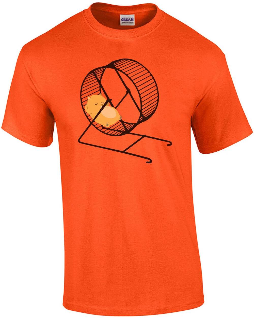 Lazy Hamster chilling on hamster wheel. Hamster T-Shirt