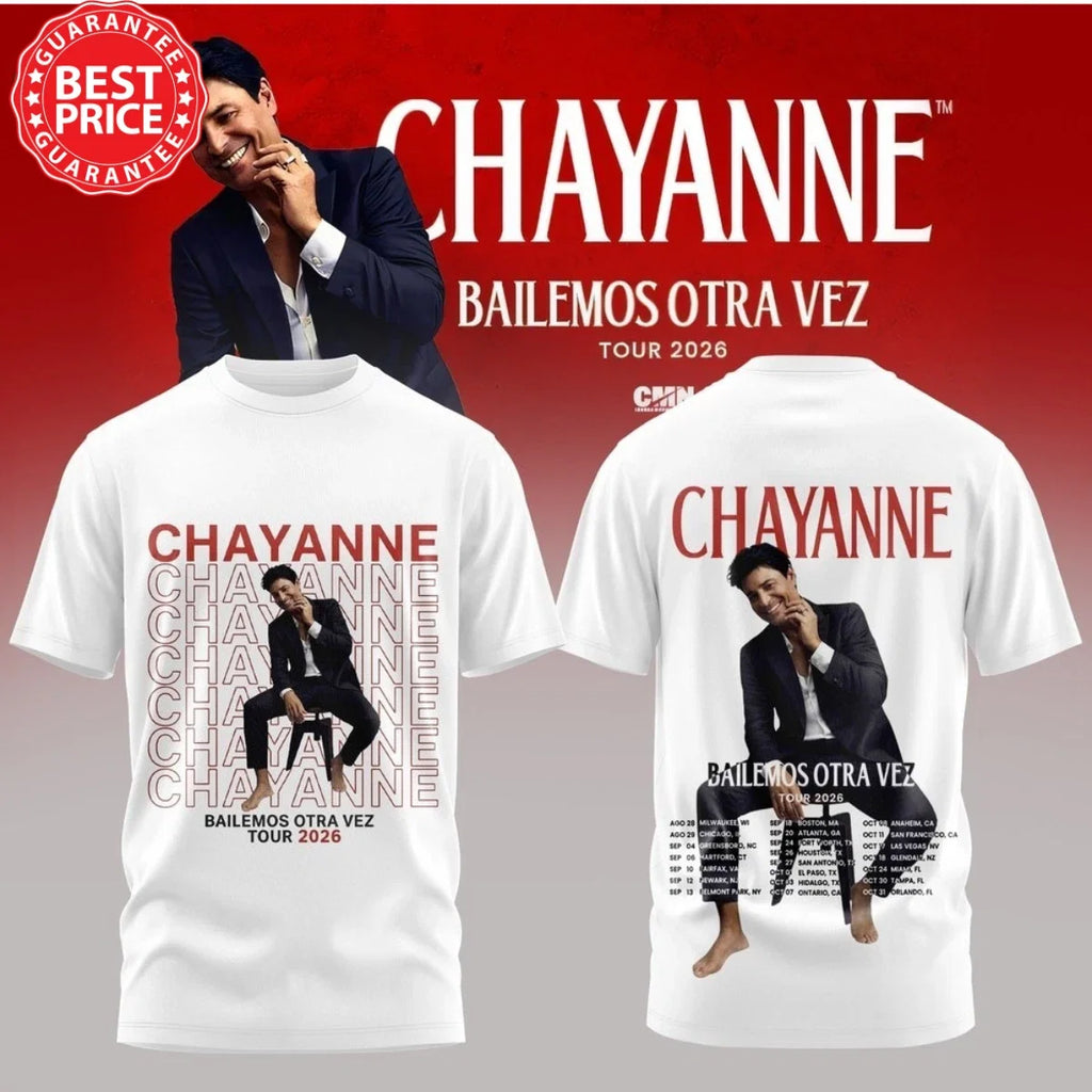 Chayanne Bailemos Otra Vez 2026 Tour Tee Fanmade Latin Concert Vintage Tee (1)
