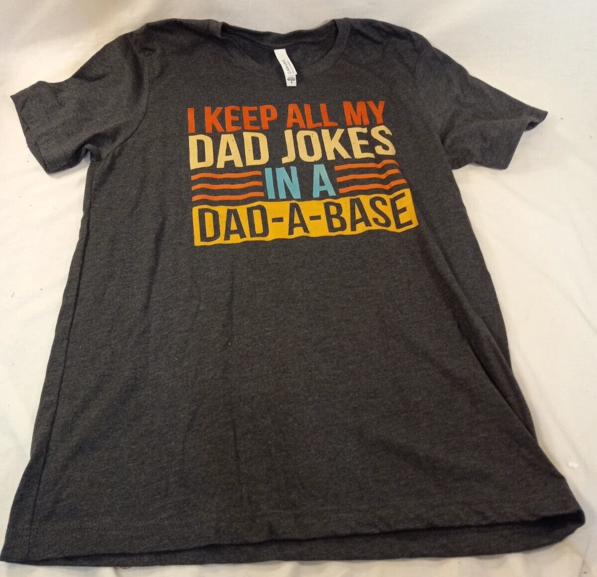 I Keep All My Dad Jokes In a Dad-A-Base Vintage Fathers Day, Dad Joke T-Shirt