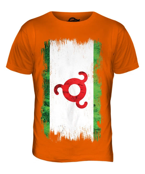 INGUSHETIA GRUNGE FLAG MENS T SHIRT TEE SHIRT XS S M L XL 2XL 3XL 4XL 5XL
