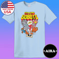 New GoBots Cy-Kill 1983 Cartoon Men's Light Blue Size S-5XL