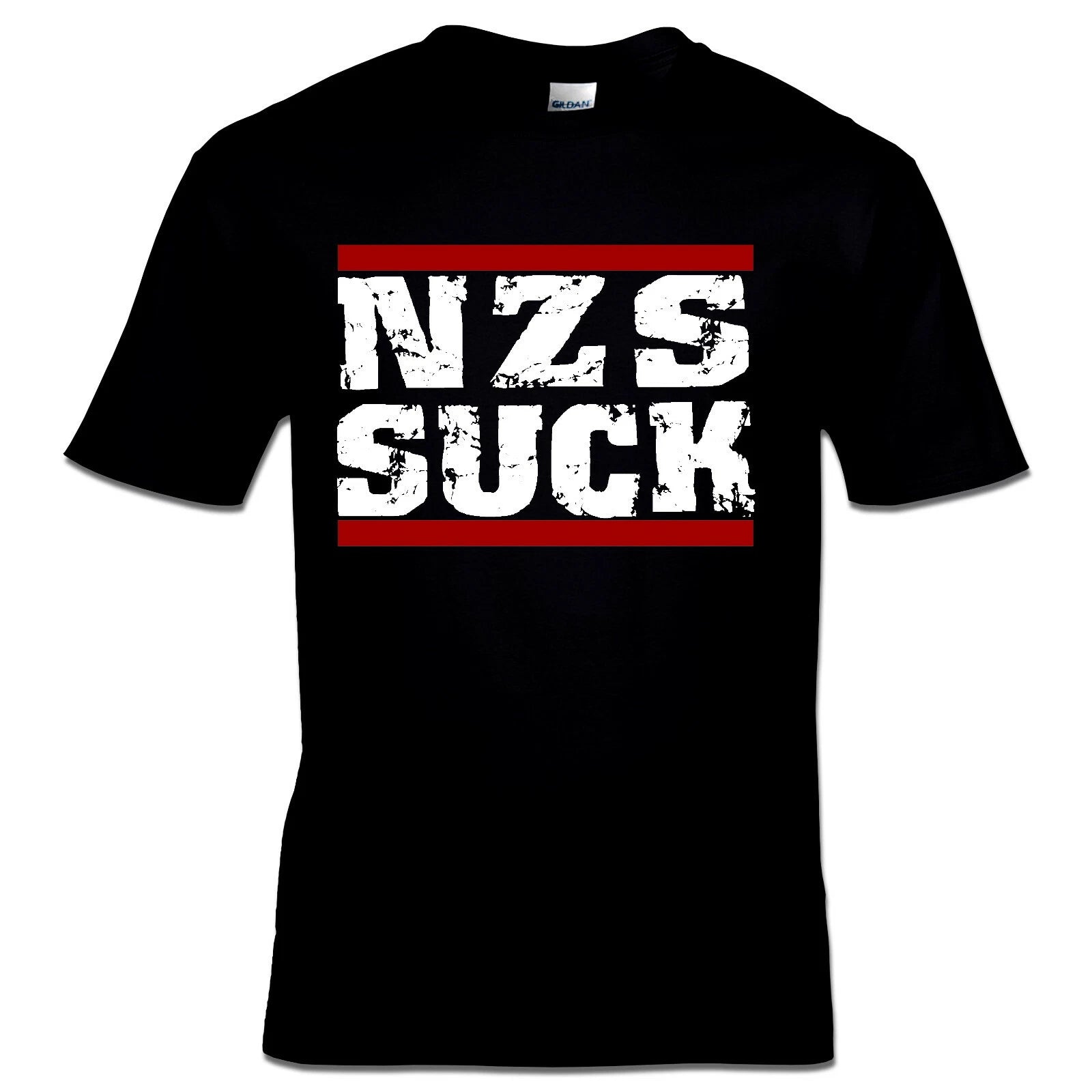 NZS SUCK T-shirt new S-XXL FCK NZS PUNK punk shirt FCK AFD political shirt Nazis out