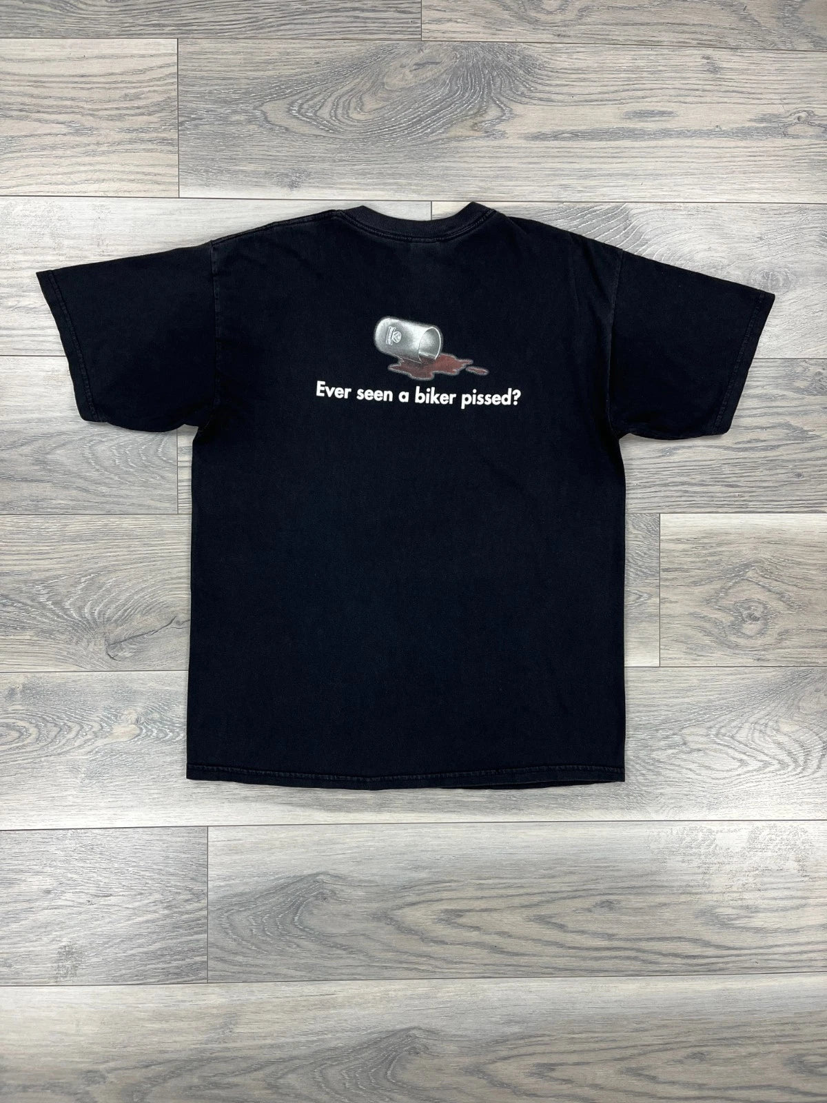 Vintage Y2k Jagermeister Ever Seen A Biker Pissed T Shirt Size L