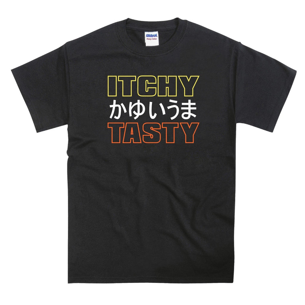 Itchy Tasty Kanji Slogan Resident Evil Zombie T-Shirt