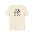 Coffee Time w Kitty Cat T-Shirt | Cute Cat Coffee Illustration on Back