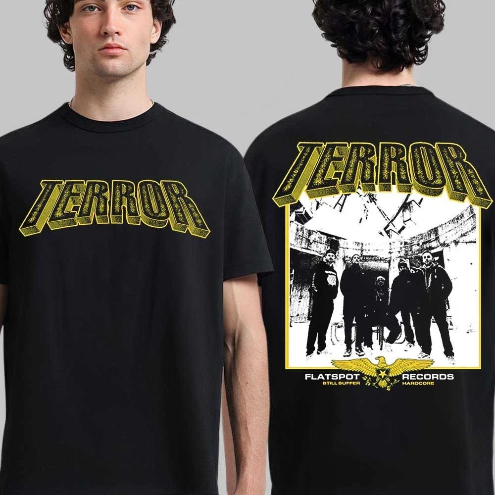 Terror Band T-Shirt Still Suffer Eagle Flatspot Records Hardcore Punk Black Tee