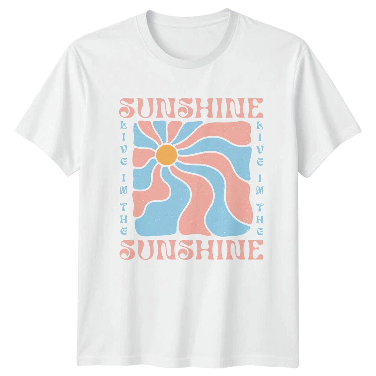 Sunshine T-Shirt Retro Wave Sun Boho Summer Graphic Tee