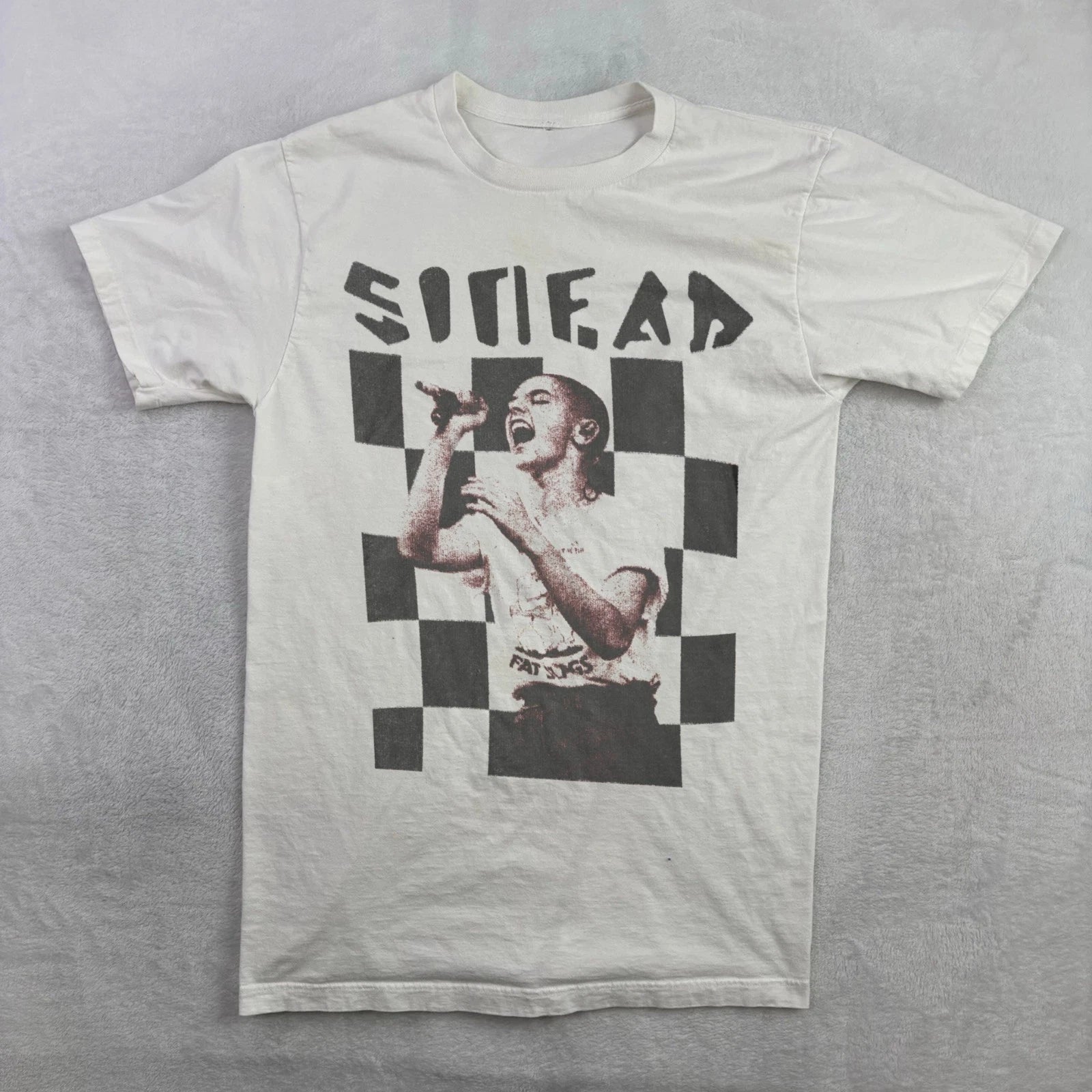 sinead o'connor t-shirt, 90's music, white unisex tee