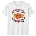 Sun Moon Floral T-Shirt Celestial