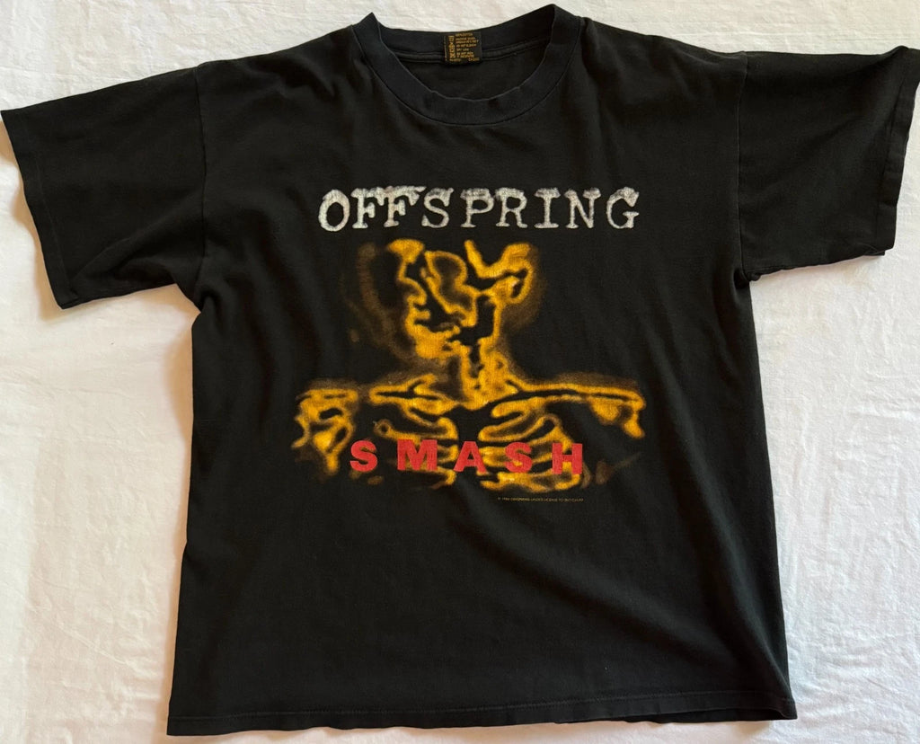 Vintage 1994 The Offspring Smash Shirt XL Brockum Double Sided 90s Punk Rock