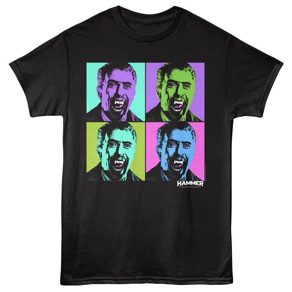 Hammer Horror Dracula Pop Art Color Photo Andy Warhol Men's T Shirt