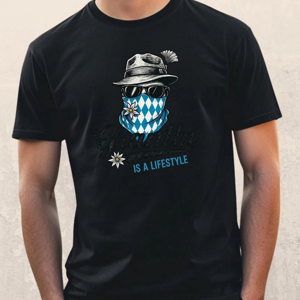 Grantler motif T-shirt - Bavarian costume shirt with humor, gift