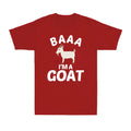 Baa I'm A Goat Funny Livestock Farmer Novelty Men's Cotton Short Sleeve T-Shirt
