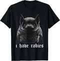 I Have Rabies Bat Vintage Design Funny Rabies Bat Unisex T-Shirt