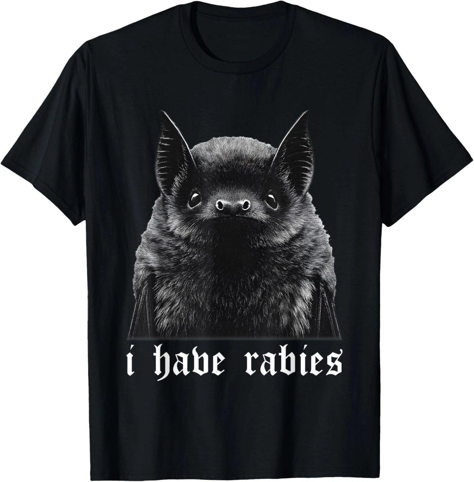I Have Rabies Bat Vintage Design Funny Rabies Bat Unisex T-Shirt