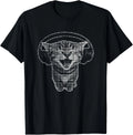 Cute Headphones Cat Funny y2k Grunge Silly Graphic T-Shirt unisex T-Shirt