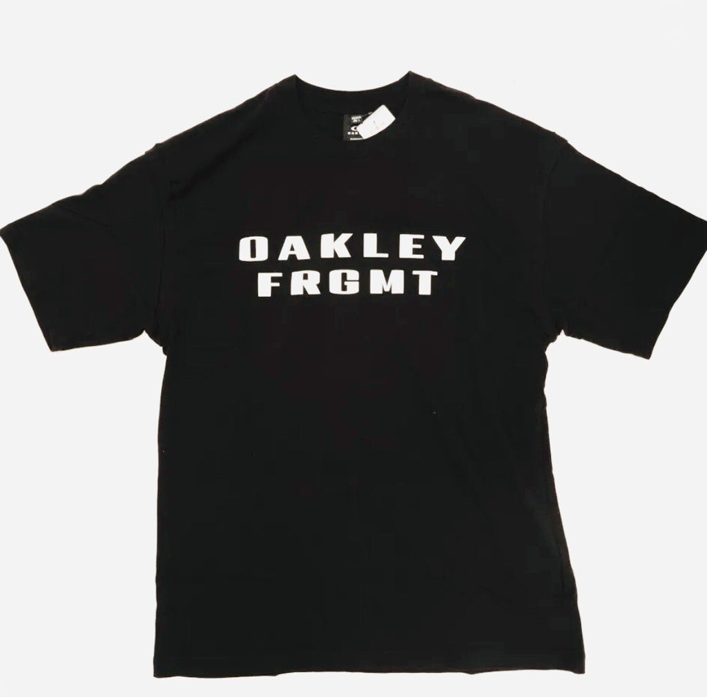 NEW OAKLEY FRAGMENT COLLABORATION T-SHIRT MENS SIZE XL BLACK LIMITED EDITION