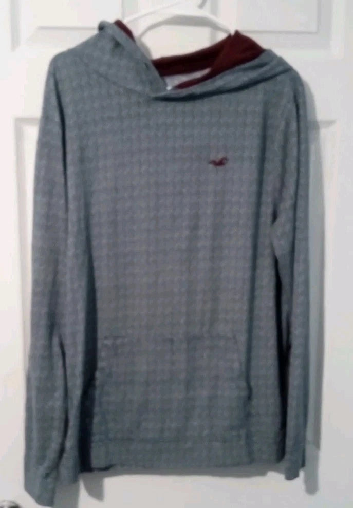 Hollister Y2K Hoodie Long Sleeve Shirt, Size M