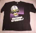 Miskeen Originals Black Shirt 4XL Skull Rhinestone y2k vtg