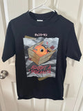 Chainsaw Man New Adult T-Shirt - Kawaii Pochita W/ Bloody Background SZ S