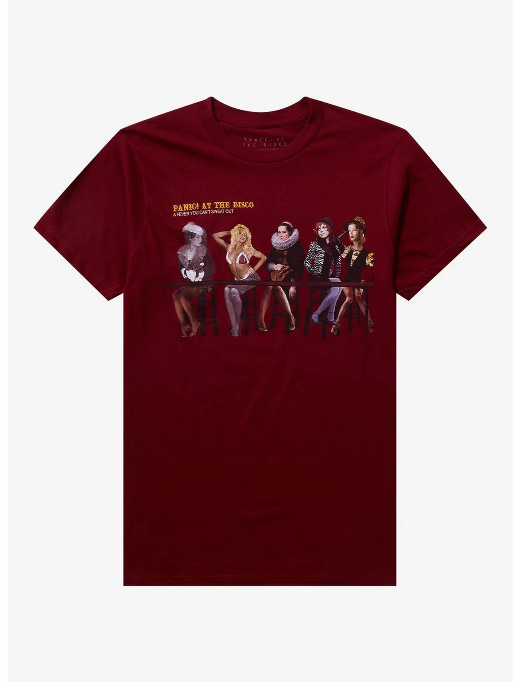 Panic! At The Disco Fever Can't Sweat Out Boyfriend Fit Girls T-Shirt