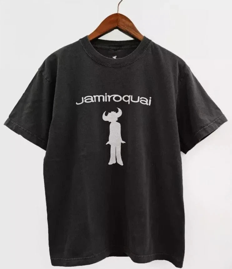 Jamiroquai band 90s Graphic short sleeve Unisex New Black T-shirt S-5XL