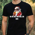 Men's HO HO HOL Me Beer Motif Cotton T-Shirt Size XS to 5XL