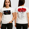 Simply Red 40th Anniversary Tour 2025 3D  Front back T Shirt For Men Women
