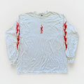 Vintage Redsand Shirt Mens L Flames Skateboarding Surfing Y2k Skater White