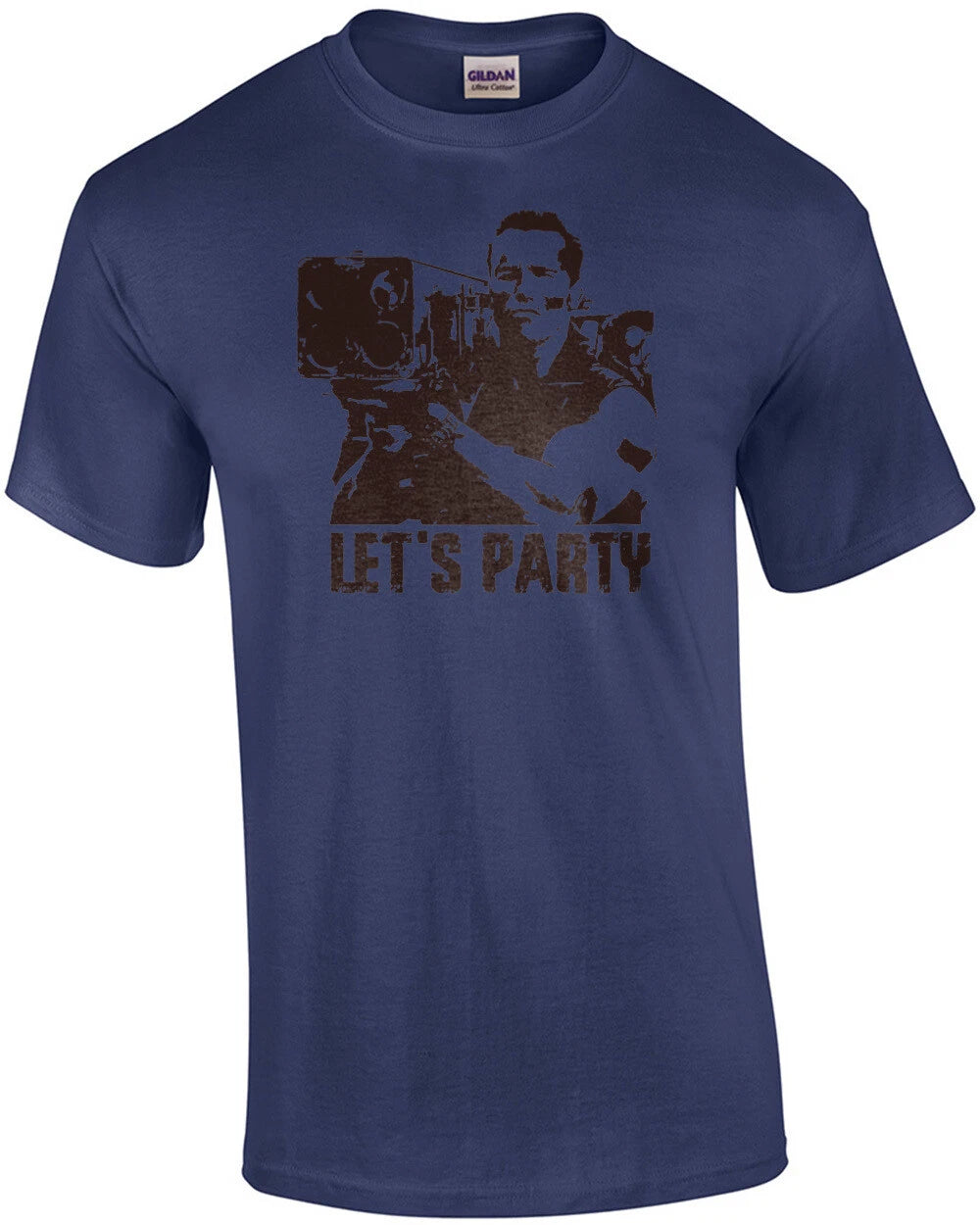Let's Party - Commando - Arnold Schwarzenegger - 80's T-Shirt
