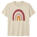 Abstract Organic Rainbow Arch T-Shirt Boho Style Lifestyle Birthday Gift