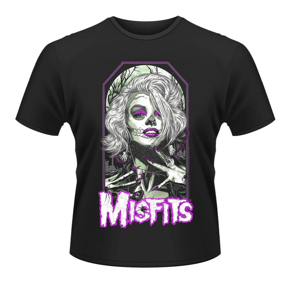 Misfits Female Sugar Skull Punk Rock Official Tee T-Shirt Mens