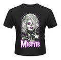 Misfits Female Sugar Skull Punk Rock Official Tee T-Shirt Mens